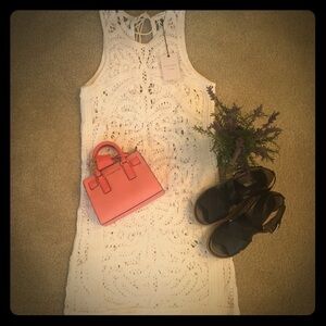 Endless Rose White Lace Mini Dress